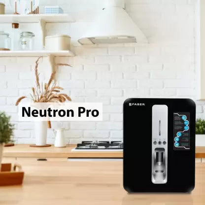 Faber FWP Neutron PRO (RO+UV+COPPER GUARD+PH ENHANCER+MINERAL FILTER) 10 L RO + UV Water Purifier  (Black) Faber FWP Neutron PRO (RO+UV+COPPER GUARD+PH ENHANCER+MINERAL FILTER) 10 L RO + UV Water Purifier  (Black)